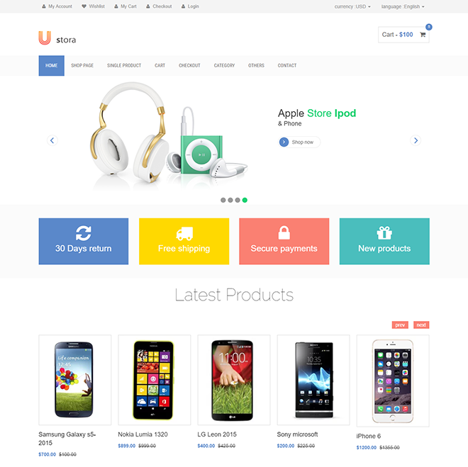 Ecommerce Html Template